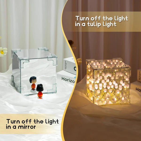 BloomShine ™ (DIY) Decorative Tulip Mirror Lamp - GoDifferent