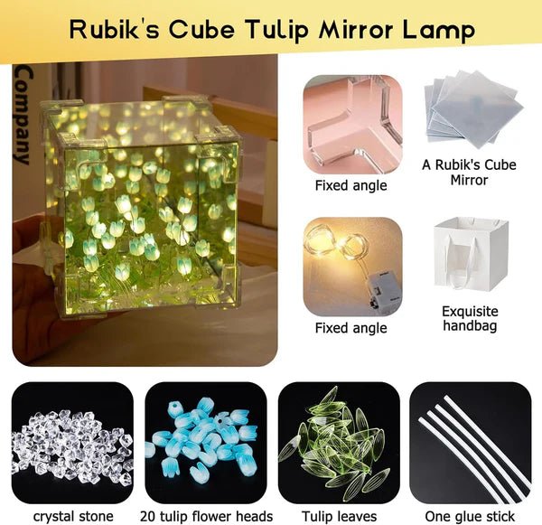BloomShine ™ (DIY) Decorative Tulip Mirror Lamp - GoDifferent
