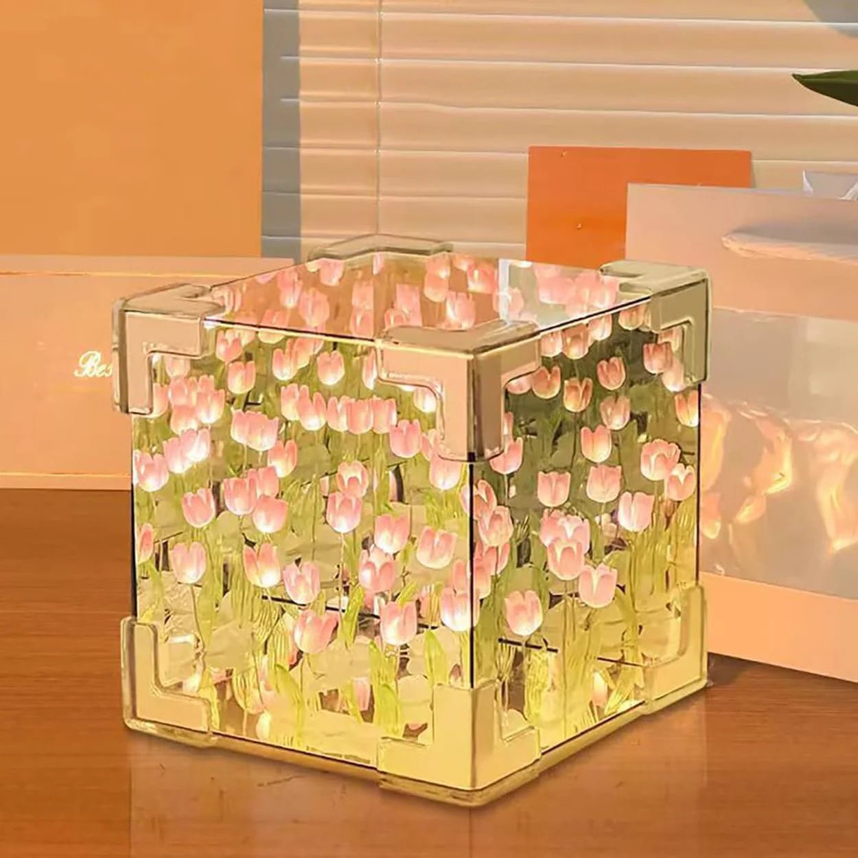 BloomShine ™ (DIY) Decorative Tulip Mirror Lamp - GoDifferent
