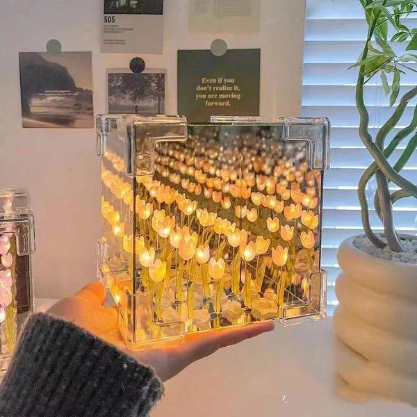 BloomShine ™ (DIY) Decorative Tulip Mirror Lamp - GoDifferent