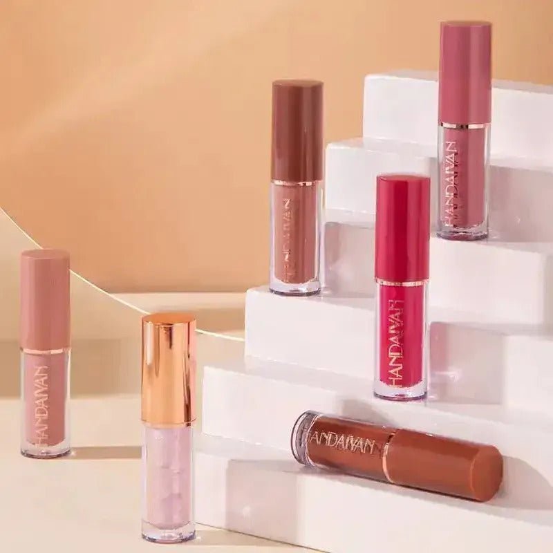 12 Colors Handaiyan Velvet Matte Liquid Lipstick Set - GoDifferent