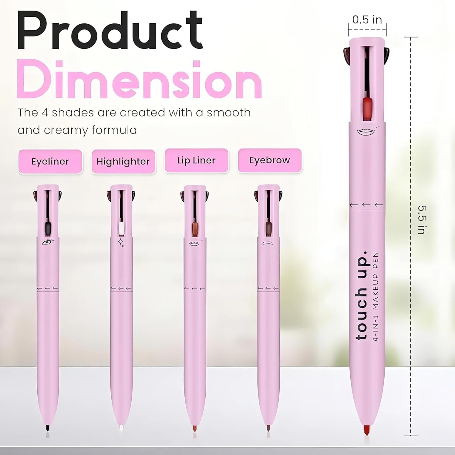 Korean 4 - in - 1 Multifunctional Makeup Pen - GoDifferent
